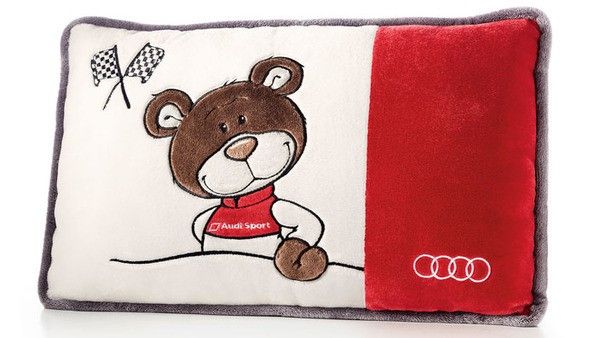 Audi для детей - Подушка медвежонок-гонщик