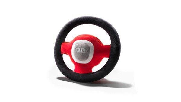 Детские игрушки - Рулевое колесо с плюшевой отделкой Audi