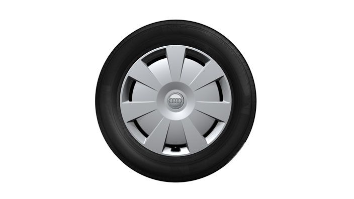 Колеса в сборе - Зимнее колесо в сборе, стальной диск, с полноразмерным колпаком колеса
