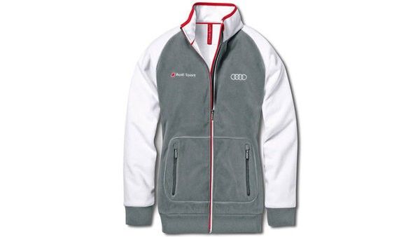 Женская одежда - Женская ветрозащитная флисовая куртка, Audi Sport, XL