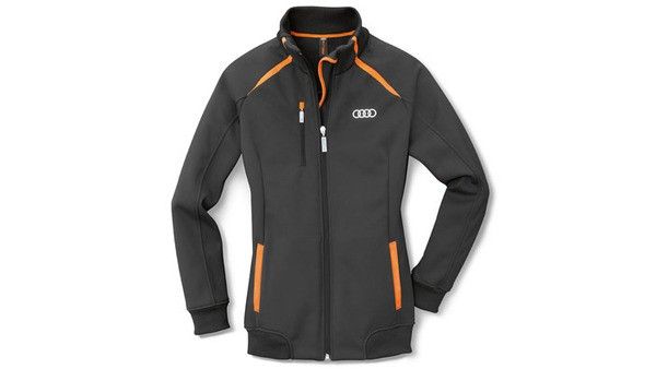 Женская одежда - Куртка женская Fleecejacke, R8 LMS, grau/orange, L