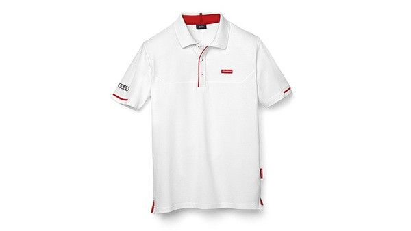Мужская одежда - Мужская рубашка поло Audi Sport,white, M