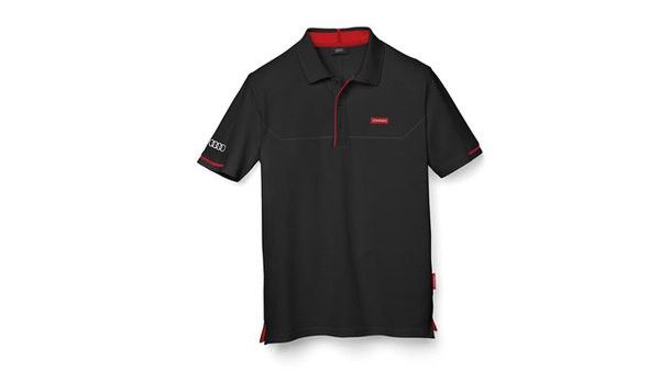 Мужская рубашка поло Audi Sport,black, M