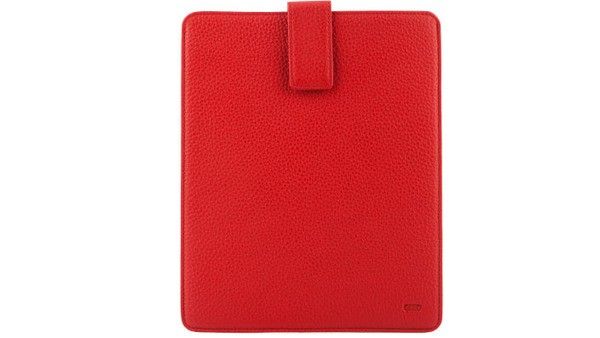 Изделия из кожи и кошельки - Кожаный чехол для iPad красного цвета