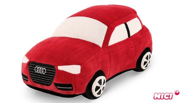 Audi для детей - Плюшевая машинка A3 красного цвета