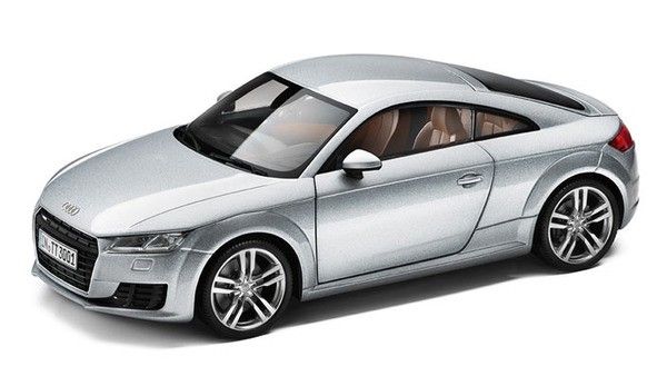 1:43 - Audi TT Coupe 1:43 Серебристый (Floret Silver)