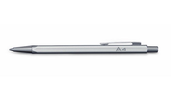 Письменные принадлежности - Алюминиевая шариковая ручка Audi A4