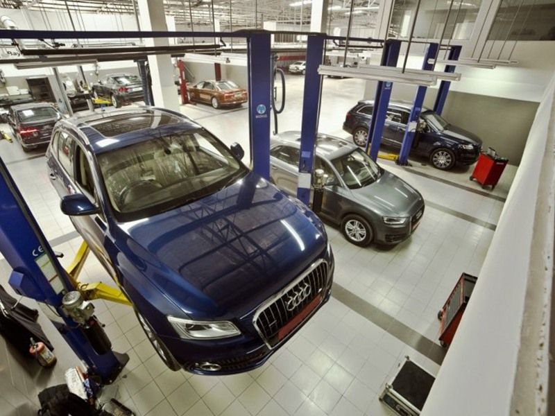 Замена тормозных колодок Audi