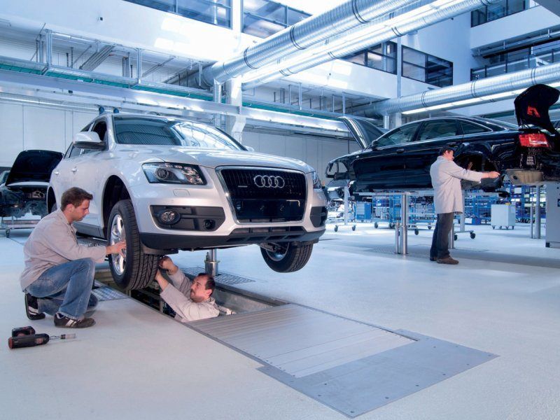 Замена рабочего цилиндра сцепления Audi